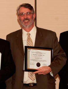 Jonathan Cumming Receiving NARI Award