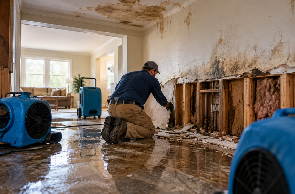 home water damage repair delaware county pa